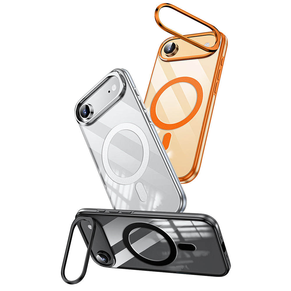 Wlons iPhone 17 Air M-safe Şarj Özellikli Standlı Efsane Kılıf