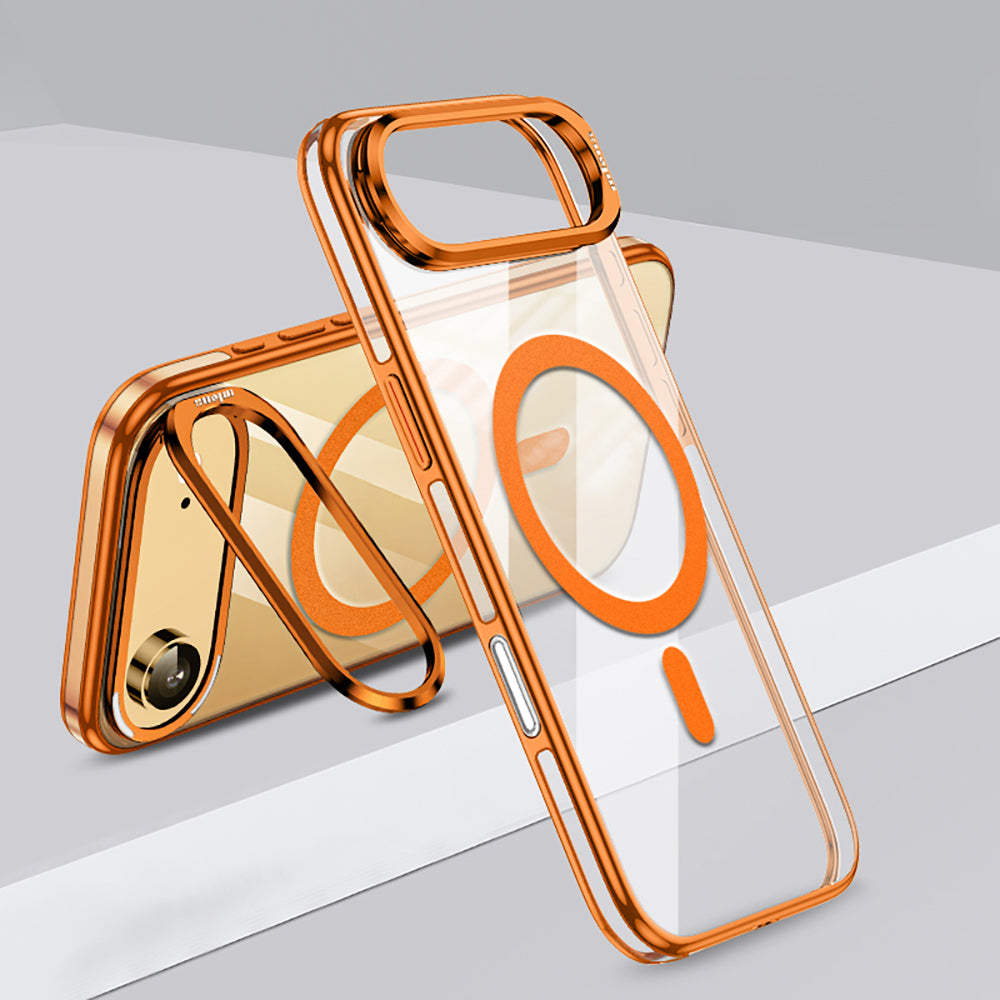 Wlons iPhone 17 Air M-safe Şarj Özellikli Standlı Efsane Kılıf