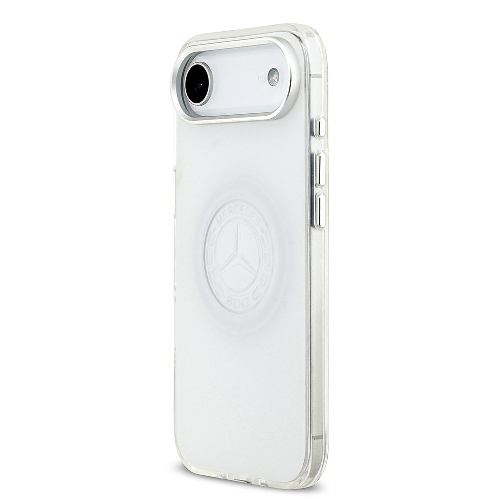 Mercedes Benz iPhone 17 Air Orjinal Lisanslı M-safe Şarj Özellikli Buzlu PC Nostaljik Yıldız Dizayn Kılıf