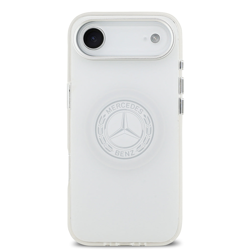 Mercedes Benz iPhone 17 Air Orjinal Lisanslı M-safe Şarj Özellikli Buzlu PC Nostaljik Yıldız Dizayn Kılıf