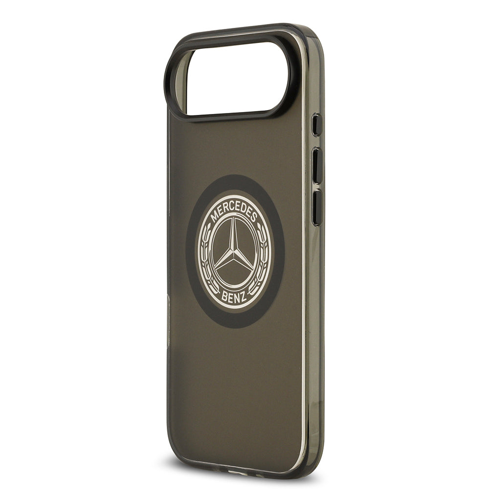 Mercedes Benz iPhone 17 Air Orjinal Lisanslı M-safe Şarj Özellikli Buzlu PC Nostaljik Yıldız Dizayn Kılıf