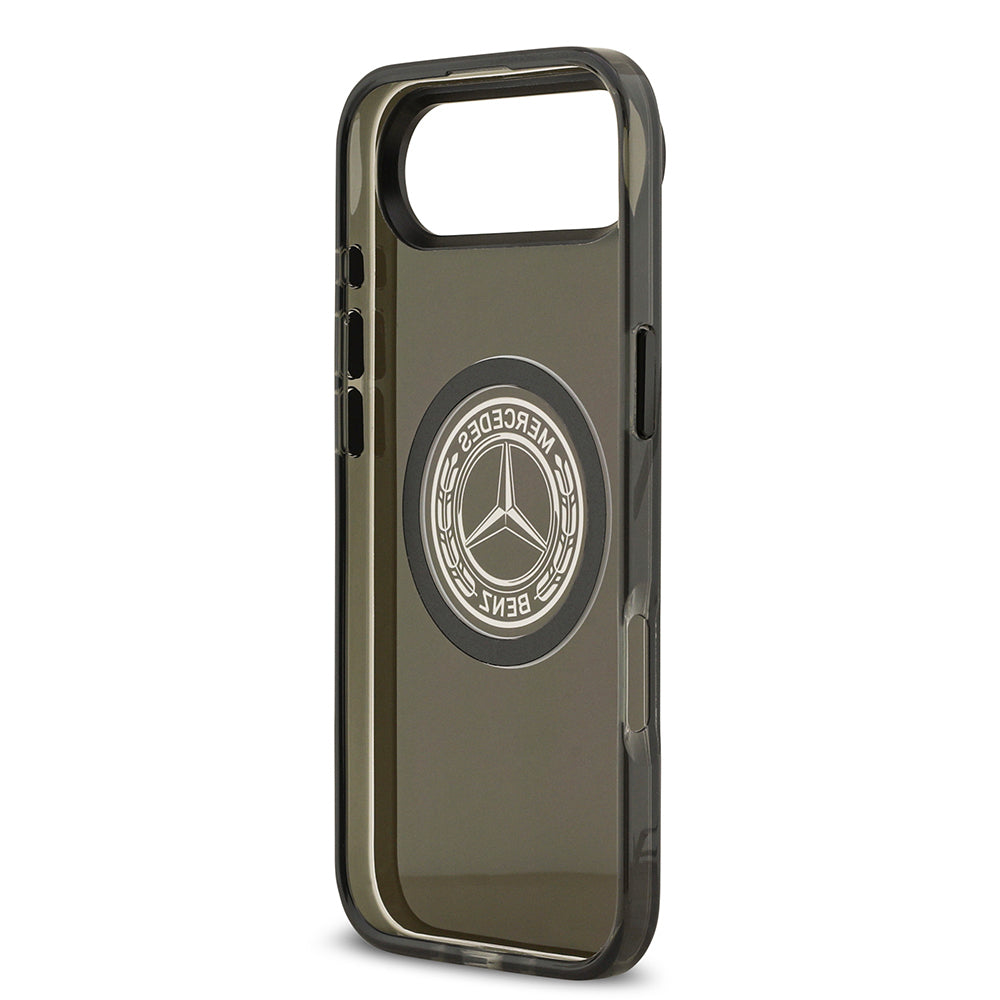 Mercedes Benz iPhone 17 Air Orjinal Lisanslı M-safe Şarj Özellikli Buzlu PC Nostaljik Yıldız Dizayn Kılıf