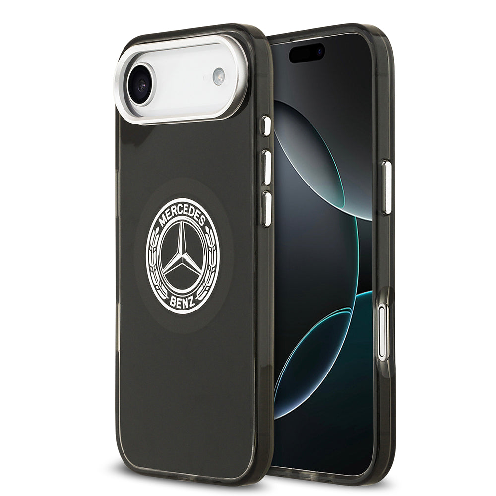 Mercedes Benz iPhone 17 Air Orjinal Lisanslı M-safe Şarj Özellikli Çift Katmanlı PC Nostaljik Yıldız Dizayn Kılıf