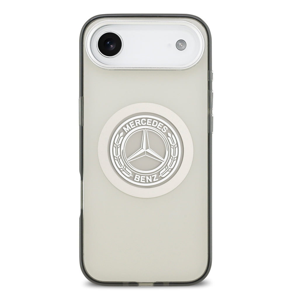 Mercedes Benz iPhone 17 Air Orjinal Lisanslı M-safe Şarj Özellikli Çift Katmanlı PC Nostaljik Yıldız Dizayn Kılıf