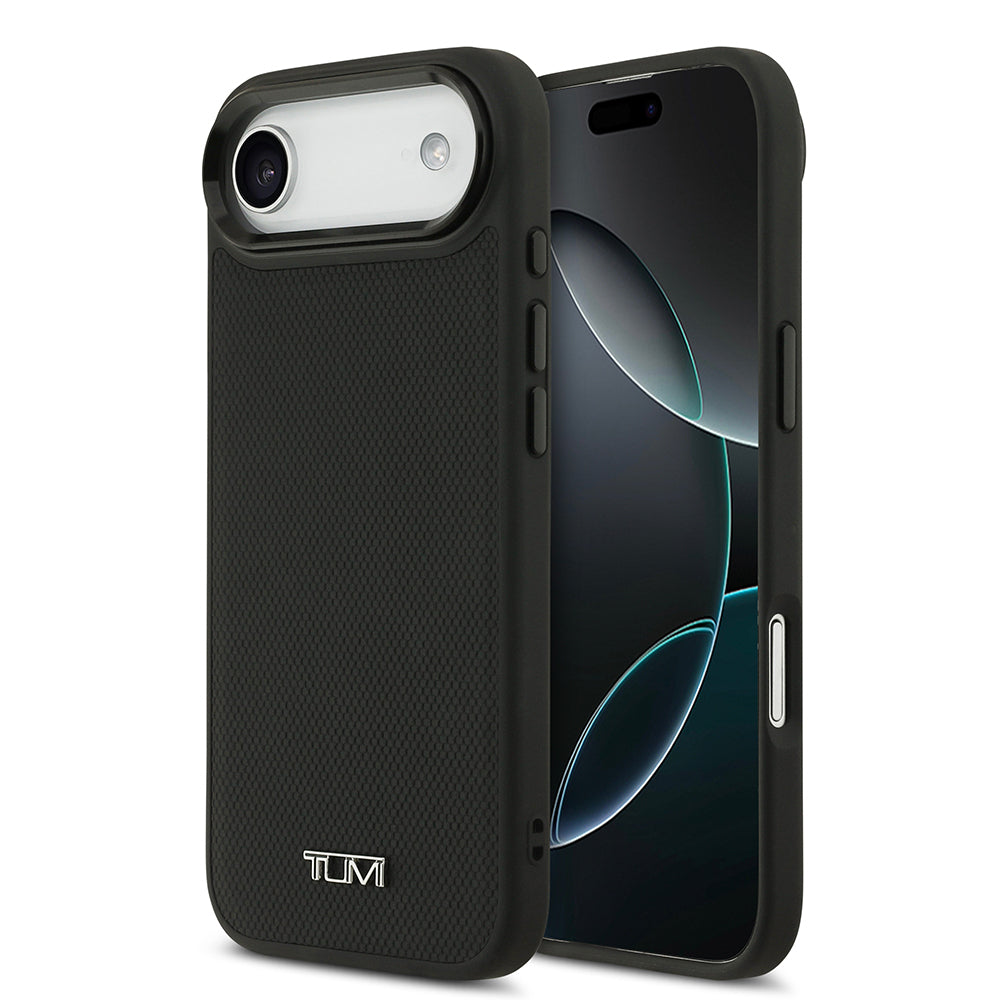 TUMI iPhone 17 Air M-safe Şarj Özellikli Deri Noktalı Dizayn Telefon Kılıfı