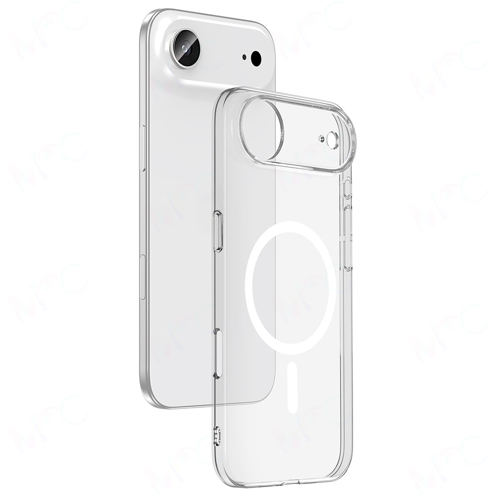 Cepax iPhone 17 Air Magsafe Şeffaf Kamera Çerçeveli Porto Telefon Kılıfı