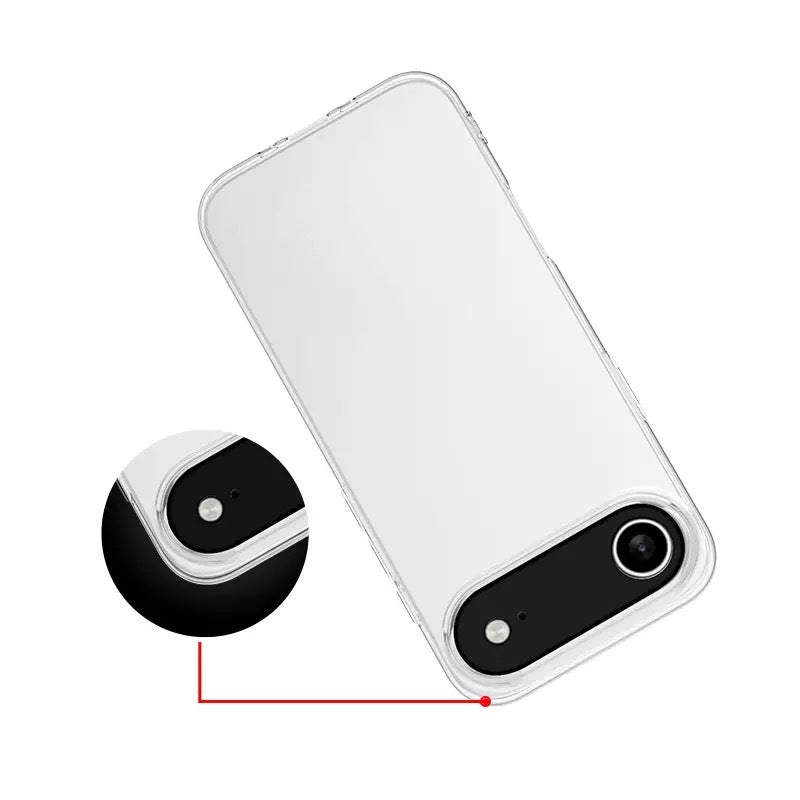 Cepax iPhone 17 Air Süper Silikon Telefon Kılıfı