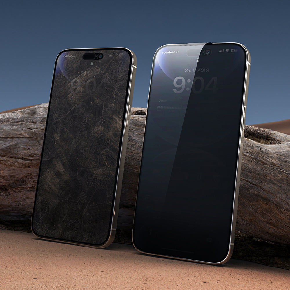 Wiwu Wi-SQ009 iPhone 17 Air Easy Install iPrivacy 360° Anti-Peep Oleofobik Temperli Cam Ekran Koruyucu + Kolay Uygulama Aparatlı