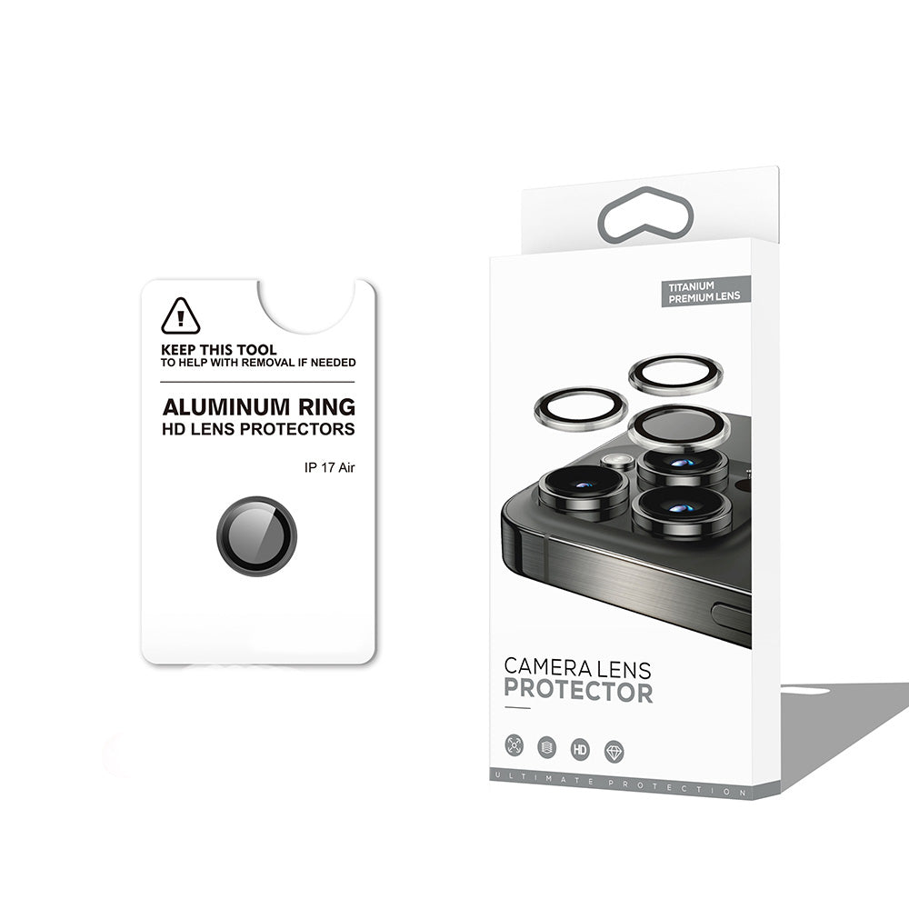 Cepax iPhone 17 Air CL-12 Premium Safir Parmak İzi Bırakmayan Anti-Reflective Kamera Lens Koruyucu