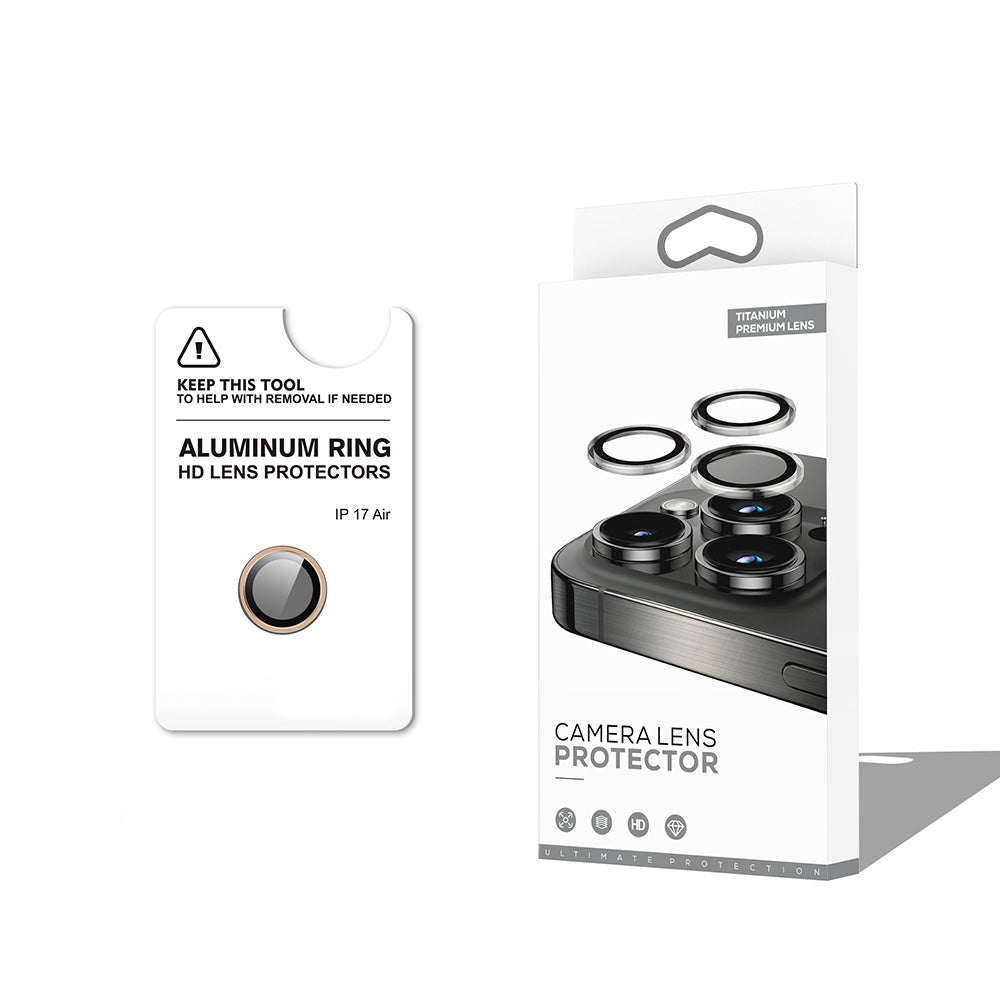 Cepax iPhone 17 Air CL-12 Premium Safir Parmak İzi Bırakmayan Anti-Reflective Kamera Lens Koruyucu