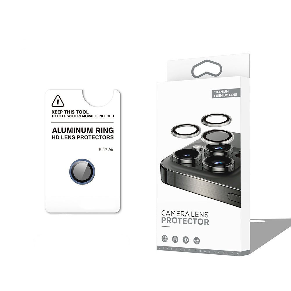 Cepax iPhone 17 Air CL-12 Premium Safir Parmak İzi Bırakmayan Anti-Reflective Kamera Lens Koruyucu