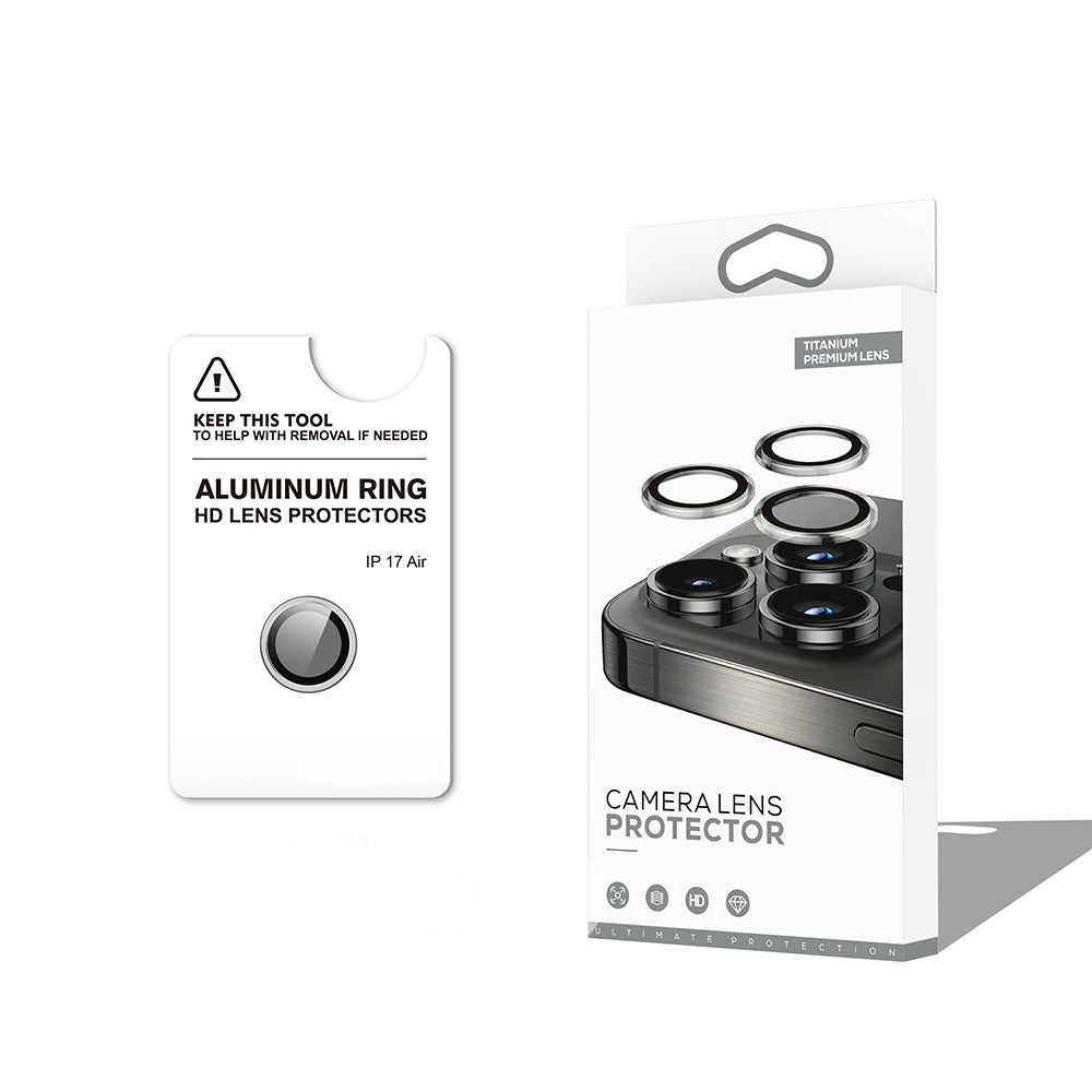 Cepax iPhone 17 Air CL-12 Premium Safir Parmak İzi Bırakmayan Anti-Reflective Kamera Lens Koruyucu
