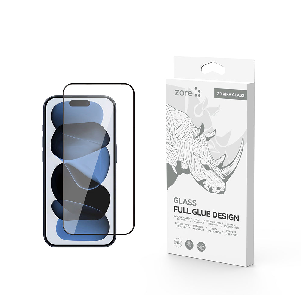 Cepax iPhone 17 Air Rika Premium Temperli Cam Ekran Koruyucu