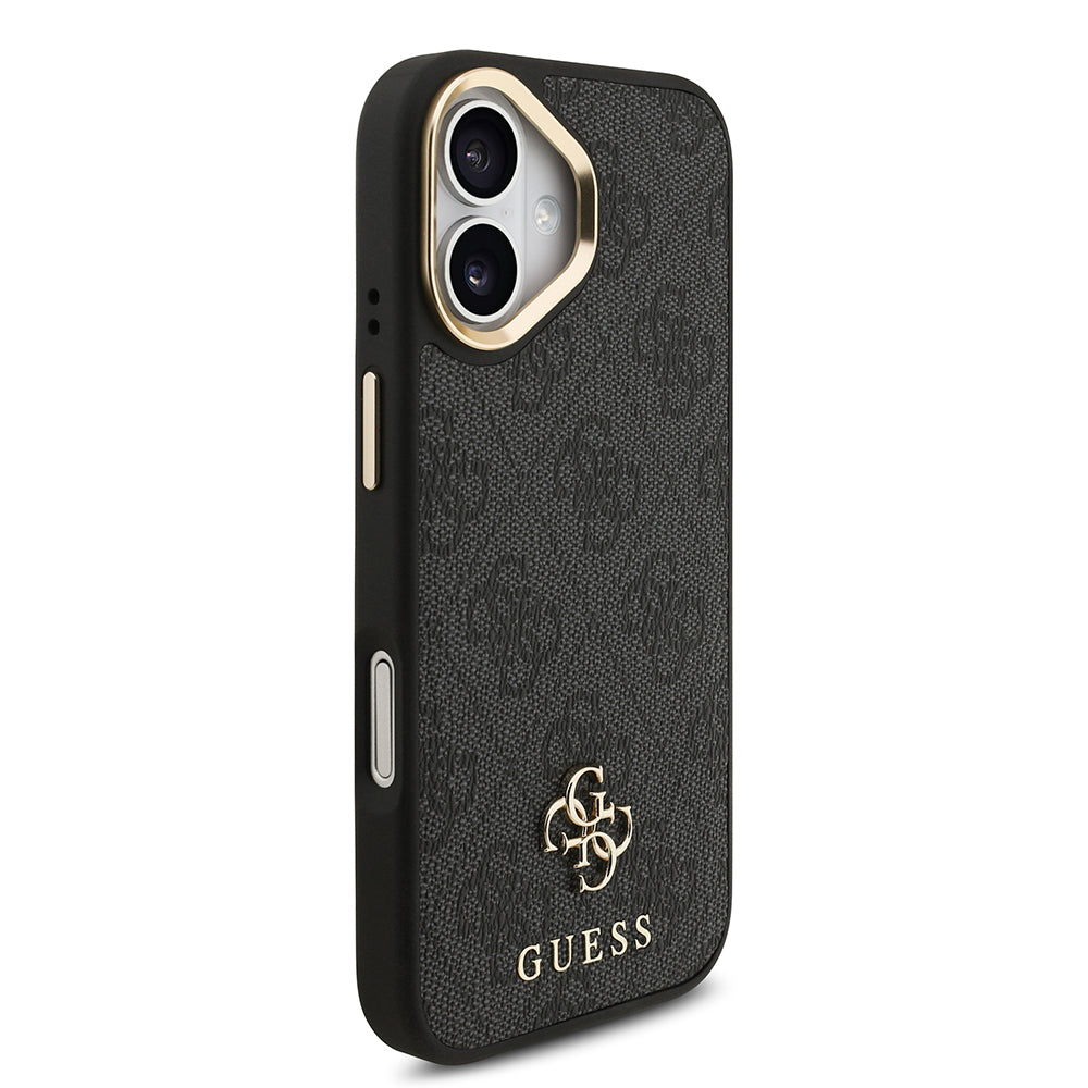 Guess iPhone 17 Orjinal Lisanslı 4G ve Yazı Logolu Kılıf + Ekran Koruyucu + Lens Koruyucu 3in1 Aksesuar Seti