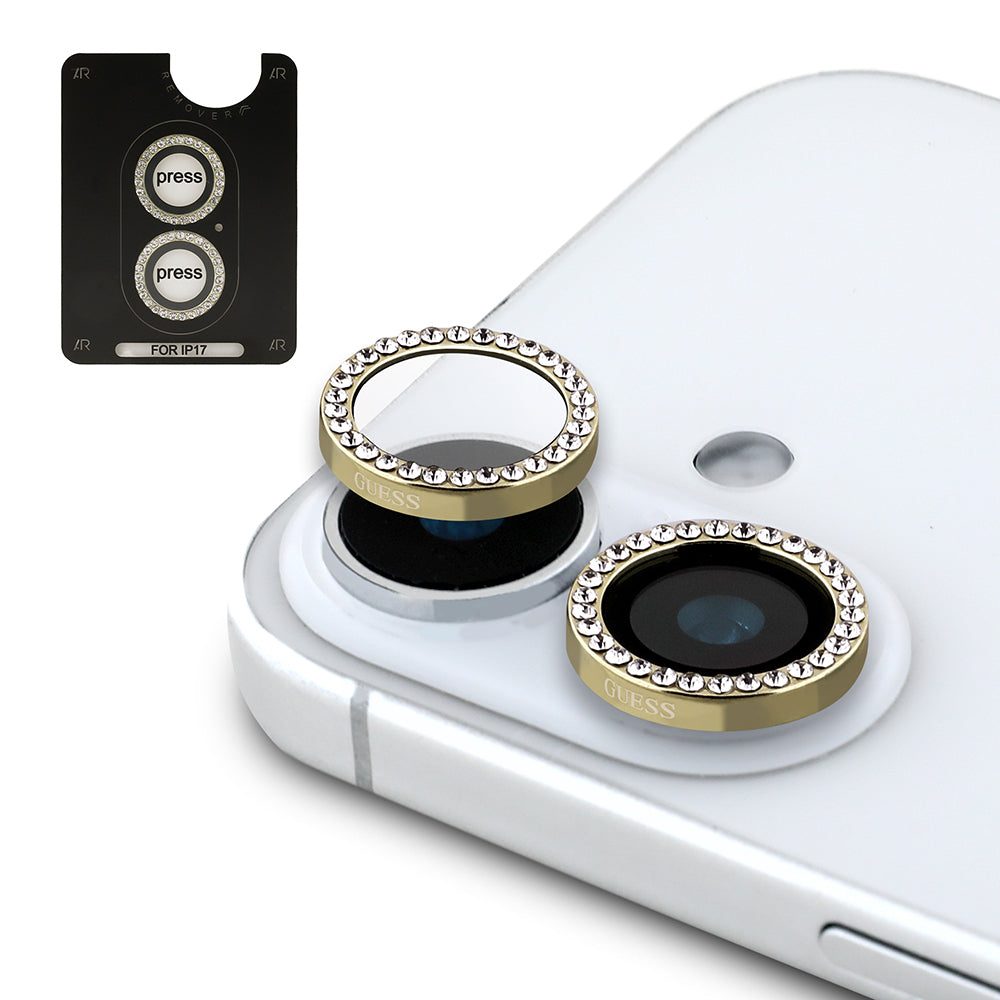 Guess iPhone 17 Orjinal Lisanslı 4G ve Yazı Logolu Kılıf + Ekran Koruyucu + Lens Koruyucu 3in1 Aksesuar Seti