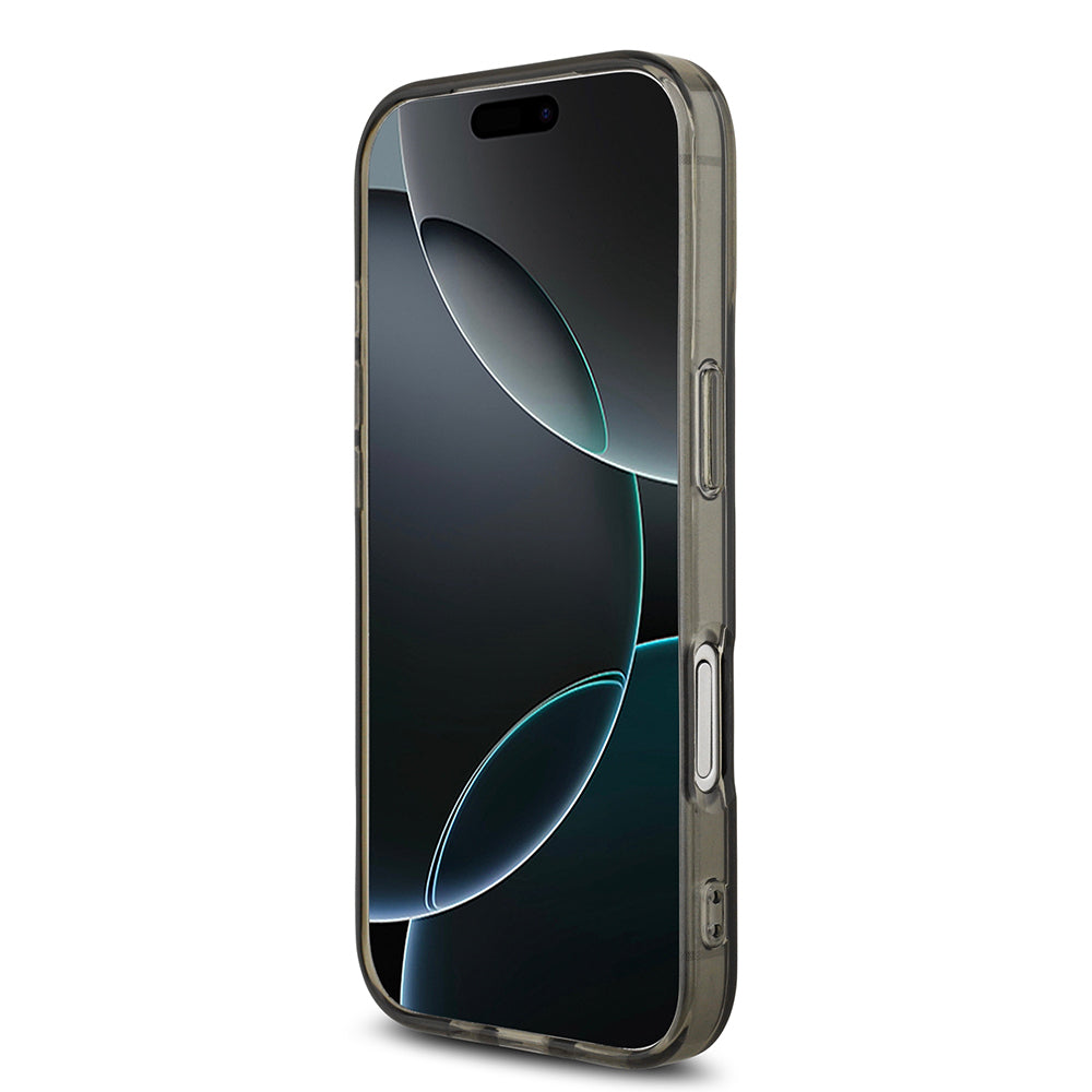 AMG iPhone 17 Orjinal Lisanslı M-safe Şarj Özellikli IML Baskı Logolu Çift Katmanlı Bow Lines Kılıf