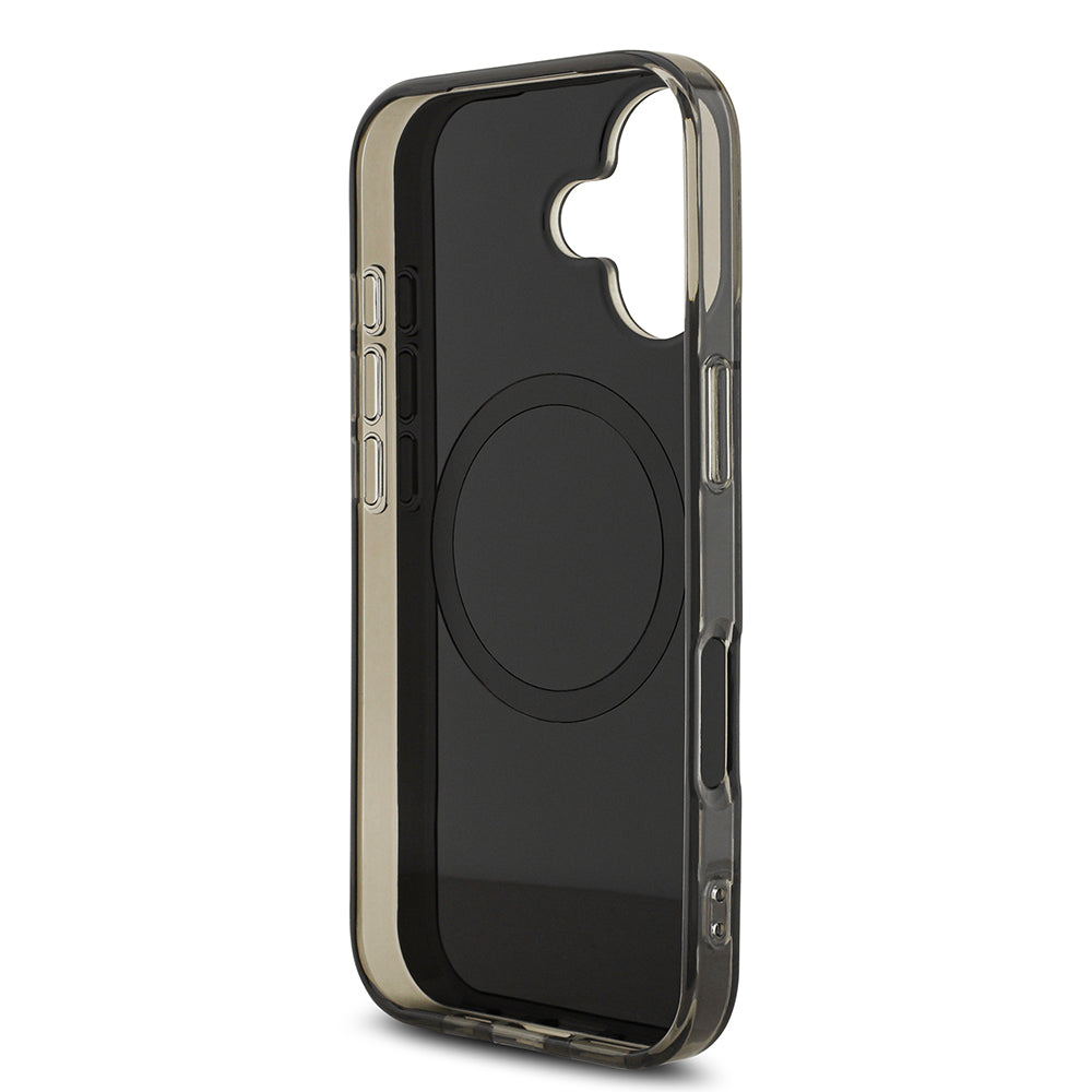 AMG iPhone 17 Orjinal Lisanslı M-safe Şarj Özellikli IML Baskı Logolu Çift Katmanlı Bow Lines Kılıf