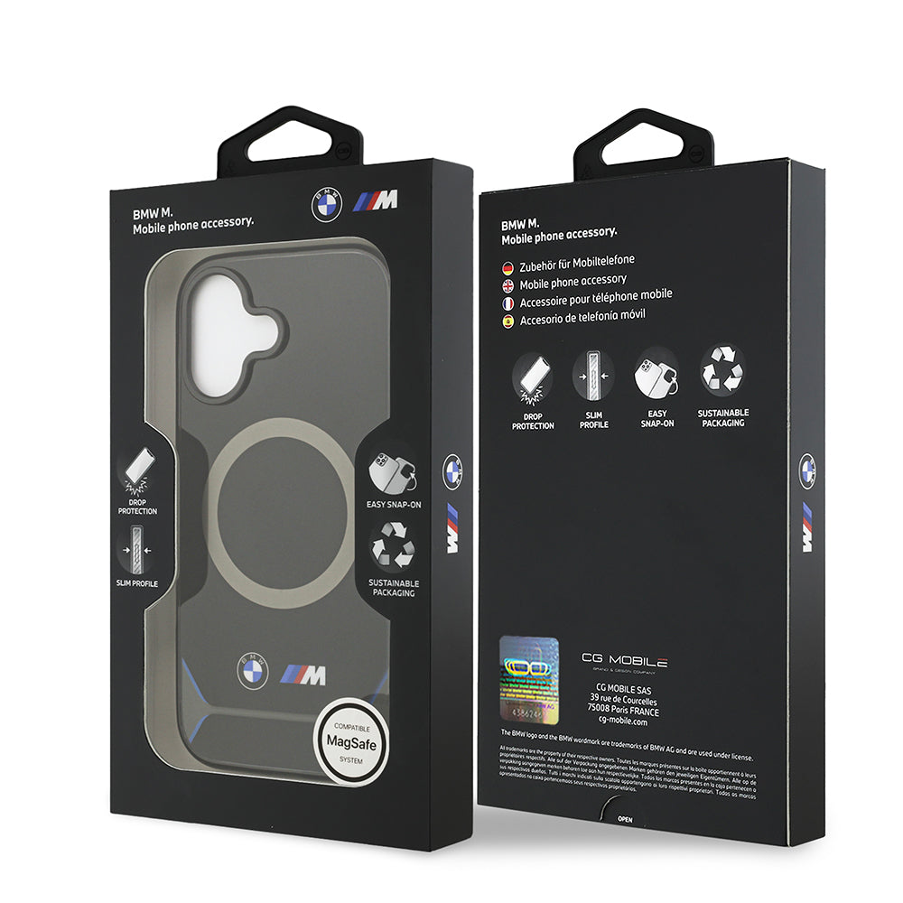 BMW iPhone 17 Orjinal Lisanslı M-safe Şarj Özellikli Metal Buton Tasarımlı IML Baskılı M Dizayn Kılıf