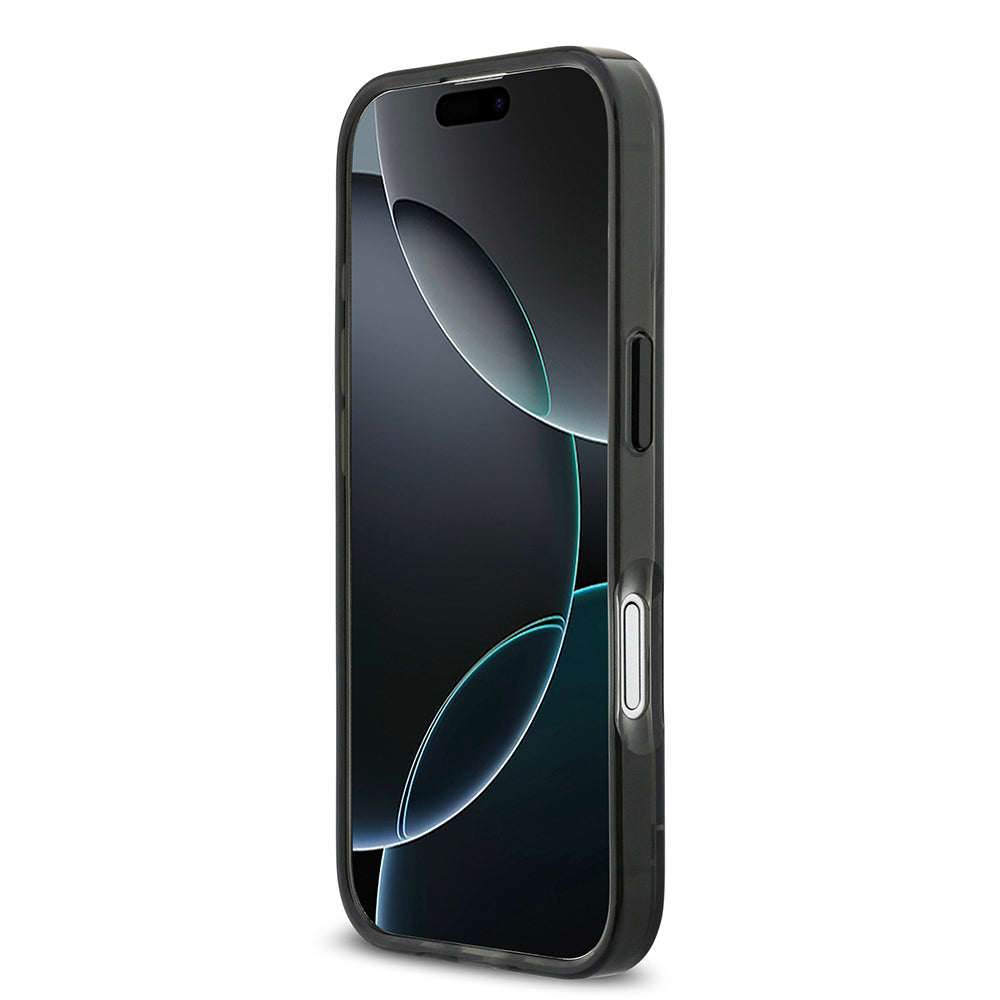 BMW iPhone 17 Orjinal Lisanslı M-safe Şarj Özellikli Metal Buton Tasarımlı Tranparan M Dizayn Kılıf