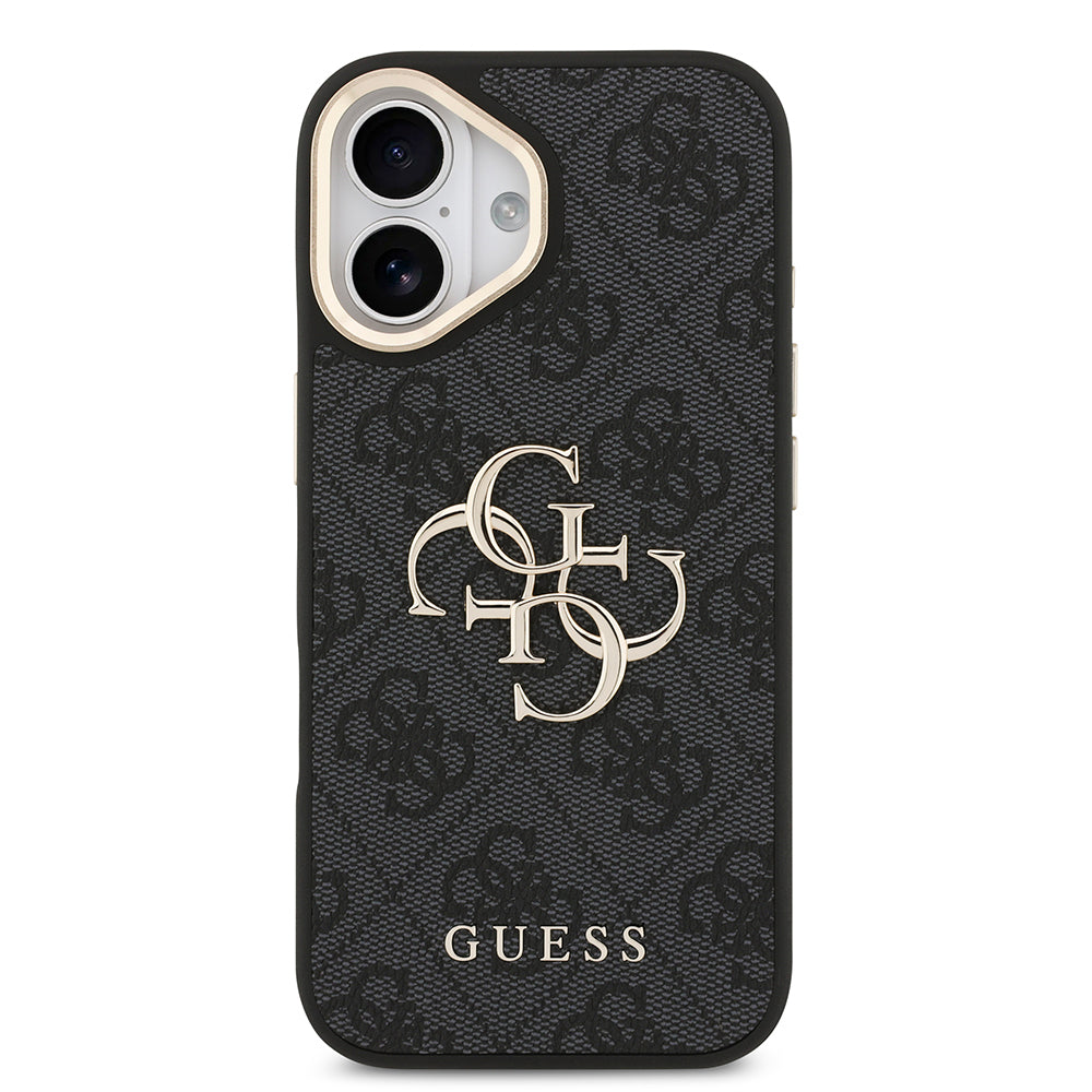 Guess iPhone 17 Orjinal Lisanslı 4G Büyük Metal Logolu Kalın Askılı Kılıf