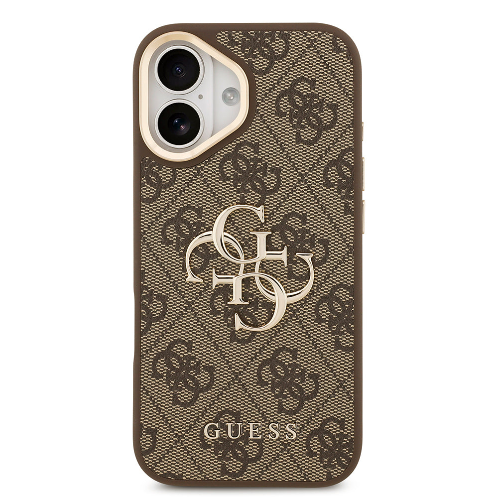 Guess iPhone 17 Orjinal Lisanslı 4G Büyük Metal Logolu Kalın Askılı Kılıf