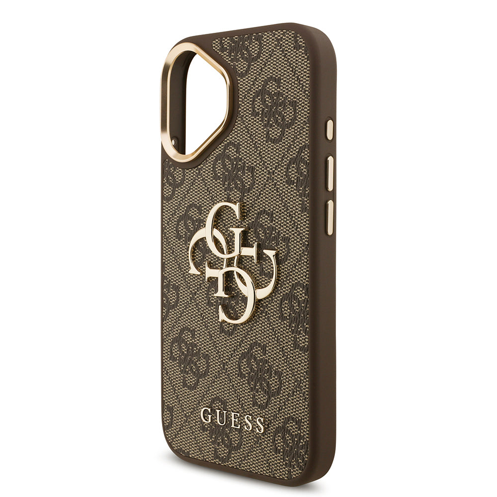 Guess iPhone 17 Orjinal Lisanslı 4G Büyük Metal Logolu Kalın Askılı Kılıf