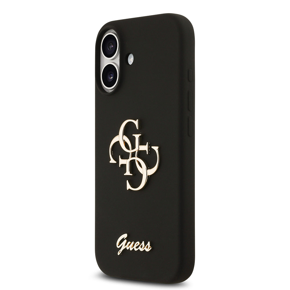 Guess iPhone 17 Orjinal Lisanslı Grained Yazı Logolu Telefon Kılıfı