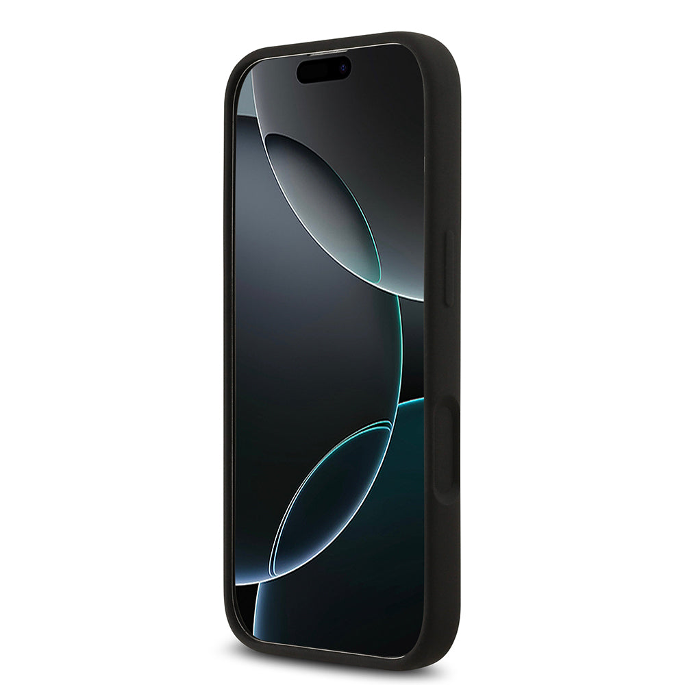 Guess iPhone 17 Orjinal Lisanslı Grained Yazı Logolu Telefon Kılıfı