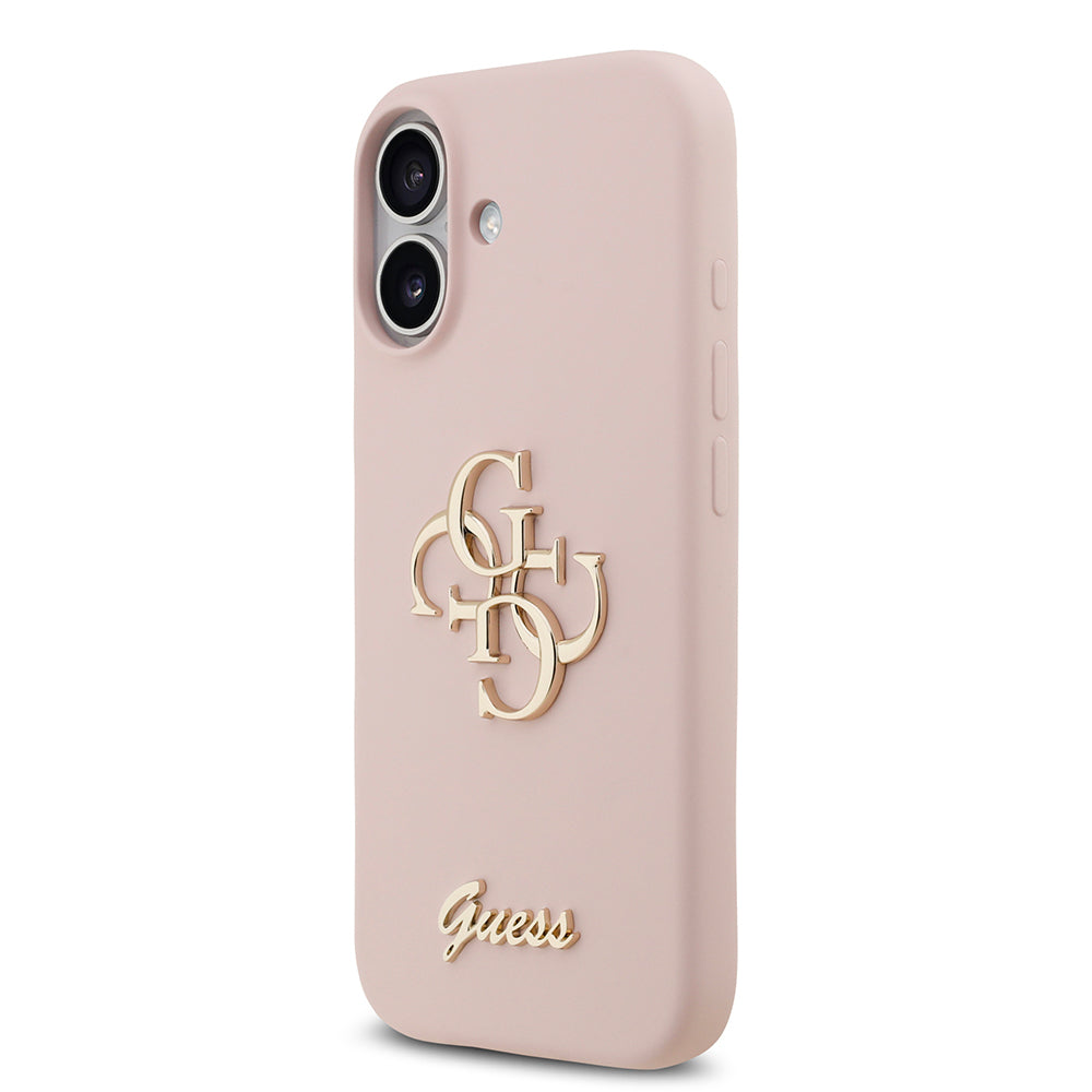 Guess iPhone 17 Orjinal Lisanslı Grained Yazı Logolu Telefon Kılıfı