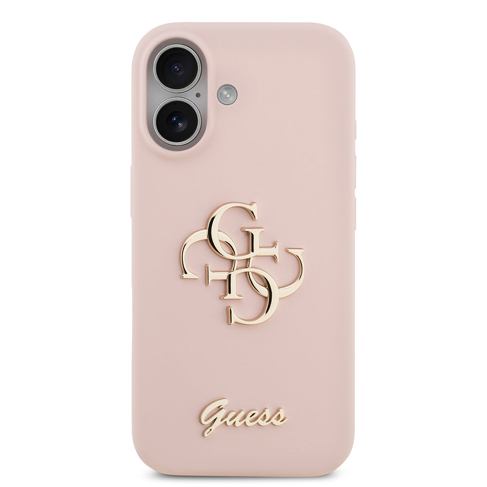 Guess iPhone 17 Orjinal Lisanslı Grained Yazı Logolu Telefon Kılıfı