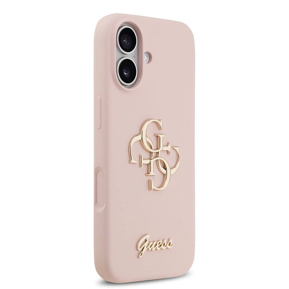 Guess iPhone 17 Orjinal Lisanslı Grained Yazı Logolu Telefon Kılıfı