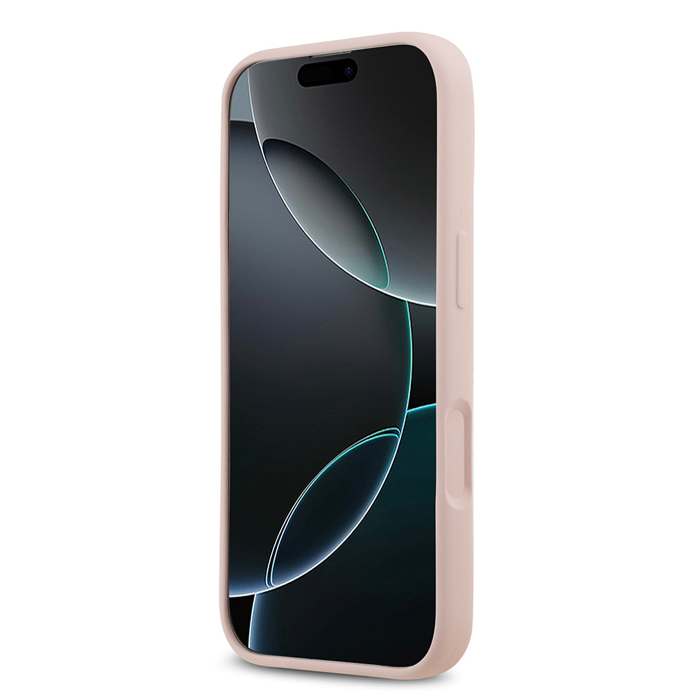 Guess iPhone 17 Orjinal Lisanslı Grained Yazı Logolu Telefon Kılıfı