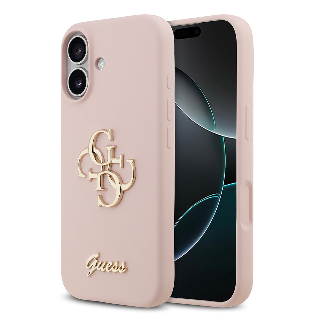 Guess iPhone 17 Orjinal Lisanslı Grained Yazı Logolu Telefon Kılıfı