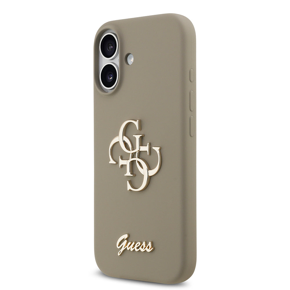 Guess iPhone 17 Orjinal Lisanslı Grained Yazı Logolu Telefon Kılıfı