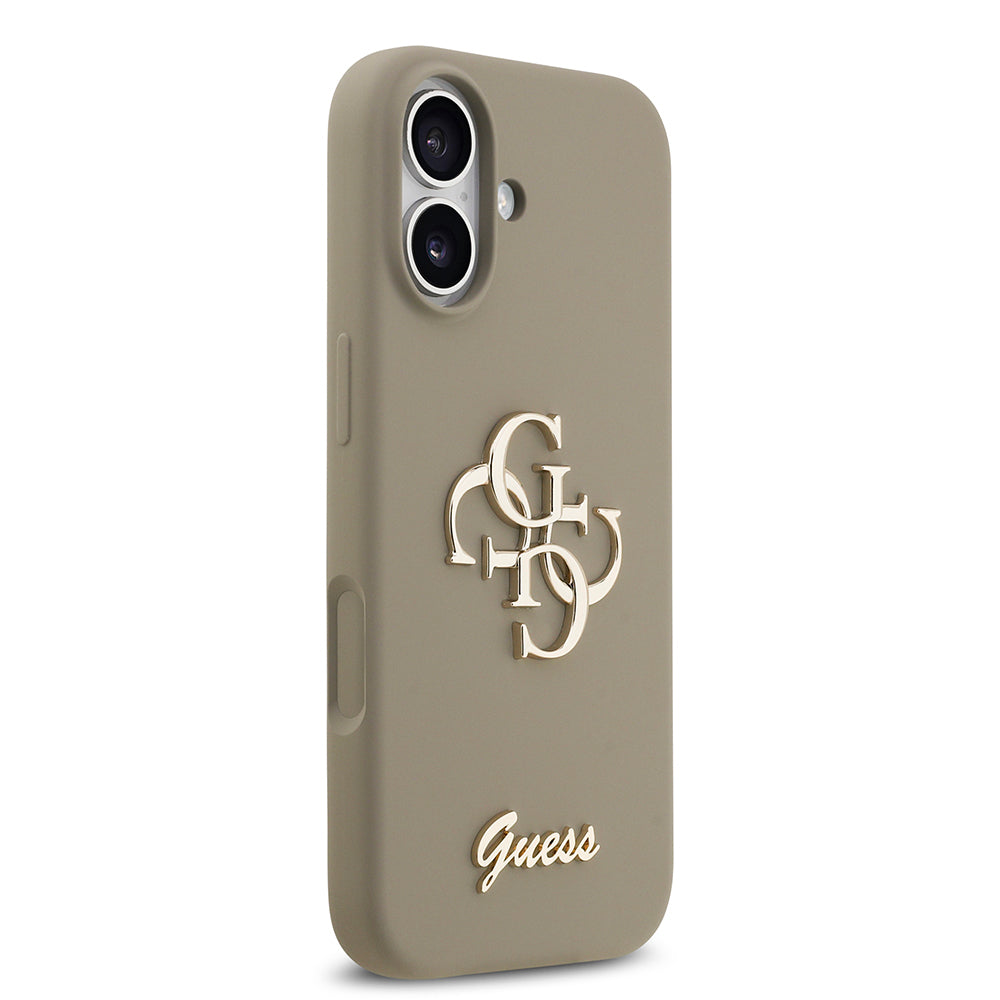 Guess iPhone 17 Orjinal Lisanslı Grained Yazı Logolu Telefon Kılıfı
