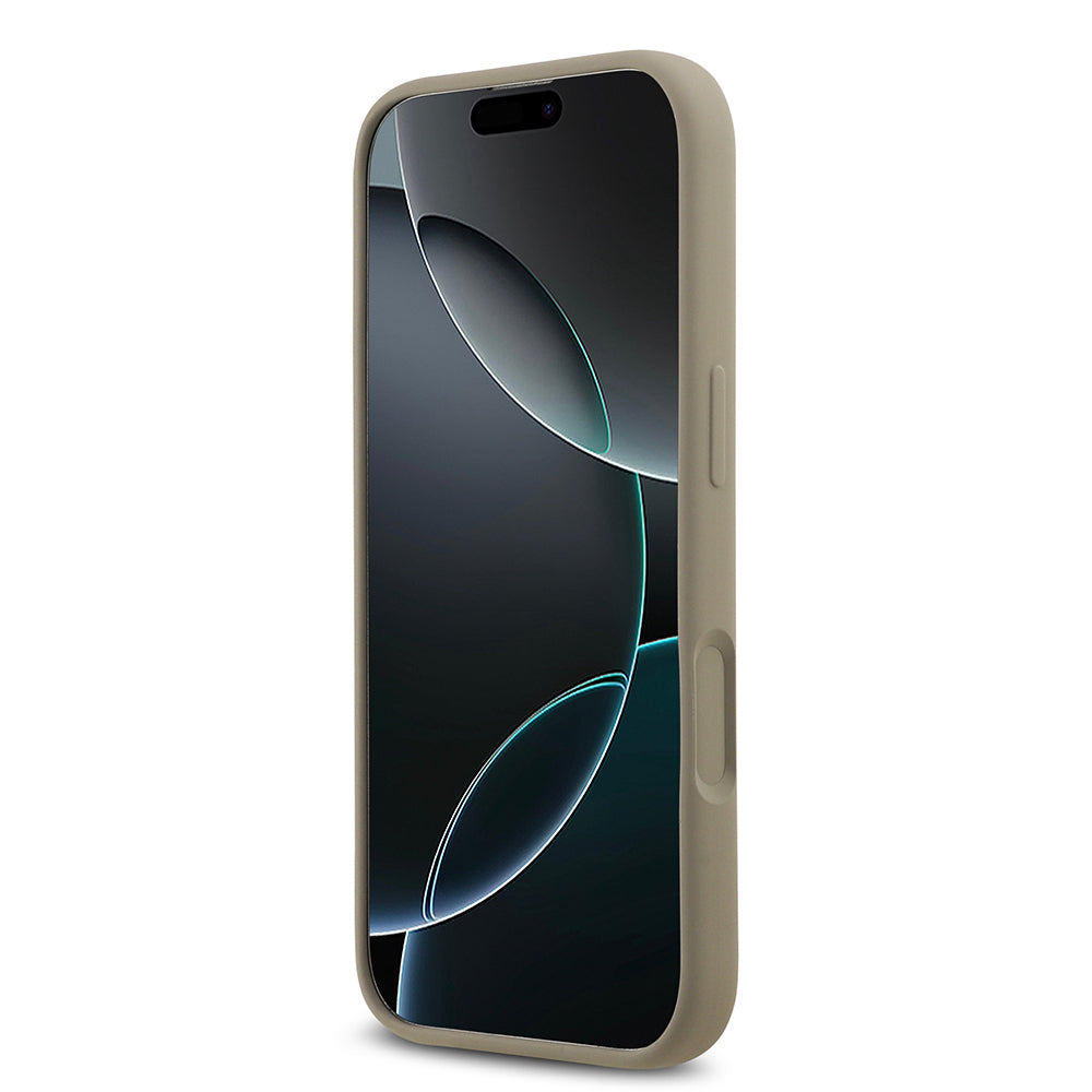 Guess iPhone 17 Orjinal Lisanslı Grained Yazı Logolu Telefon Kılıfı