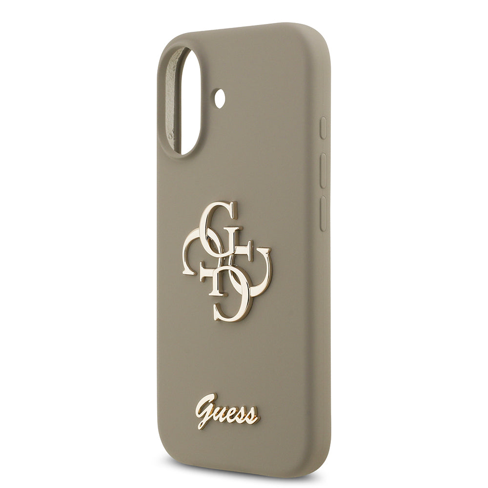 Guess iPhone 17 Orjinal Lisanslı Grained Yazı Logolu Telefon Kılıfı