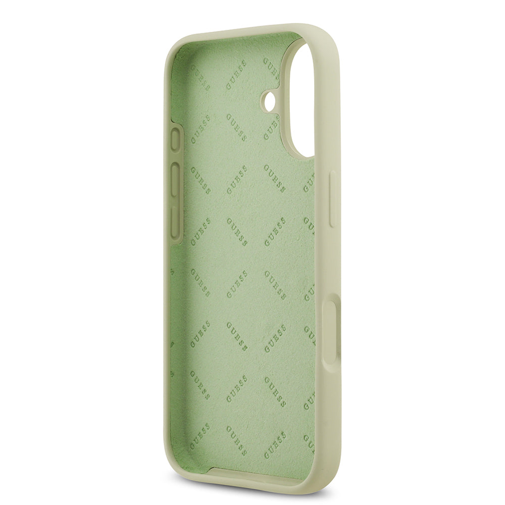 Guess iPhone 17 Orjinal Lisanslı Grained Yazı Logolu Telefon Kılıfı