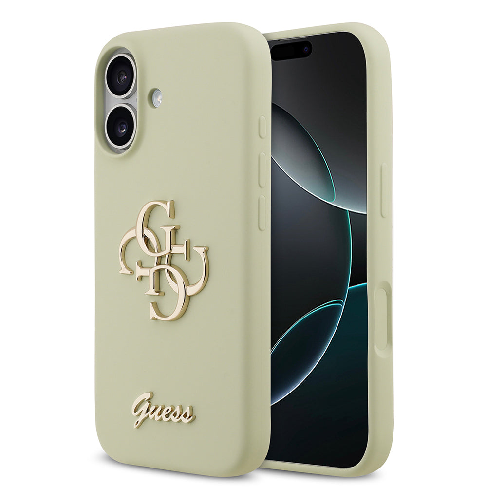 Guess iPhone 17 Orjinal Lisanslı Grained Yazı Logolu Telefon Kılıfı