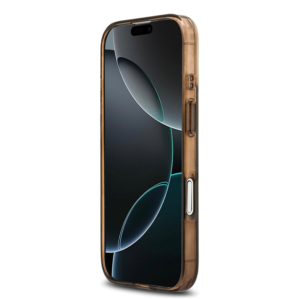 Guess iPhone 17 Orjinal Lisanslı M-safe Şarj Özellikli IML Baskılı Klasik Logolu 4G Desenli Kılıf