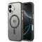 Guess iPhone 17 Orjinal Lisanslı M-safe Şarj Özellikli IML Baskılı Üçgen Logolu Metal Kamera Çerçeveli Kılıf