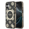 Guess iPhone 17 Orjinal Lisanslı M-safe Şarj Özellikli IML Peony ve 4G Desenli Klasik Logolu Kılıf