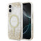 Guess iPhone 17 Orjinal Lisanslı M-safe Şarj Özellikli Transparan Resin Bottom Kılıf