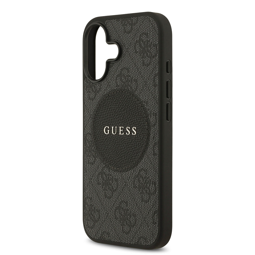 Guess iPhone 17 Orjinal Lisanslı M-safe Şarj Özellikli Yazı Logolu Circle Classic Kılıf