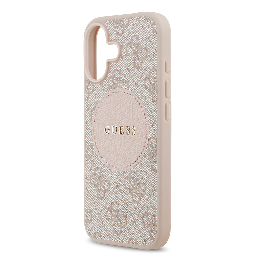Guess iPhone 17 Orjinal Lisanslı M-safe Şarj Özellikli Yazı Logolu Circle Classic Kılıf
