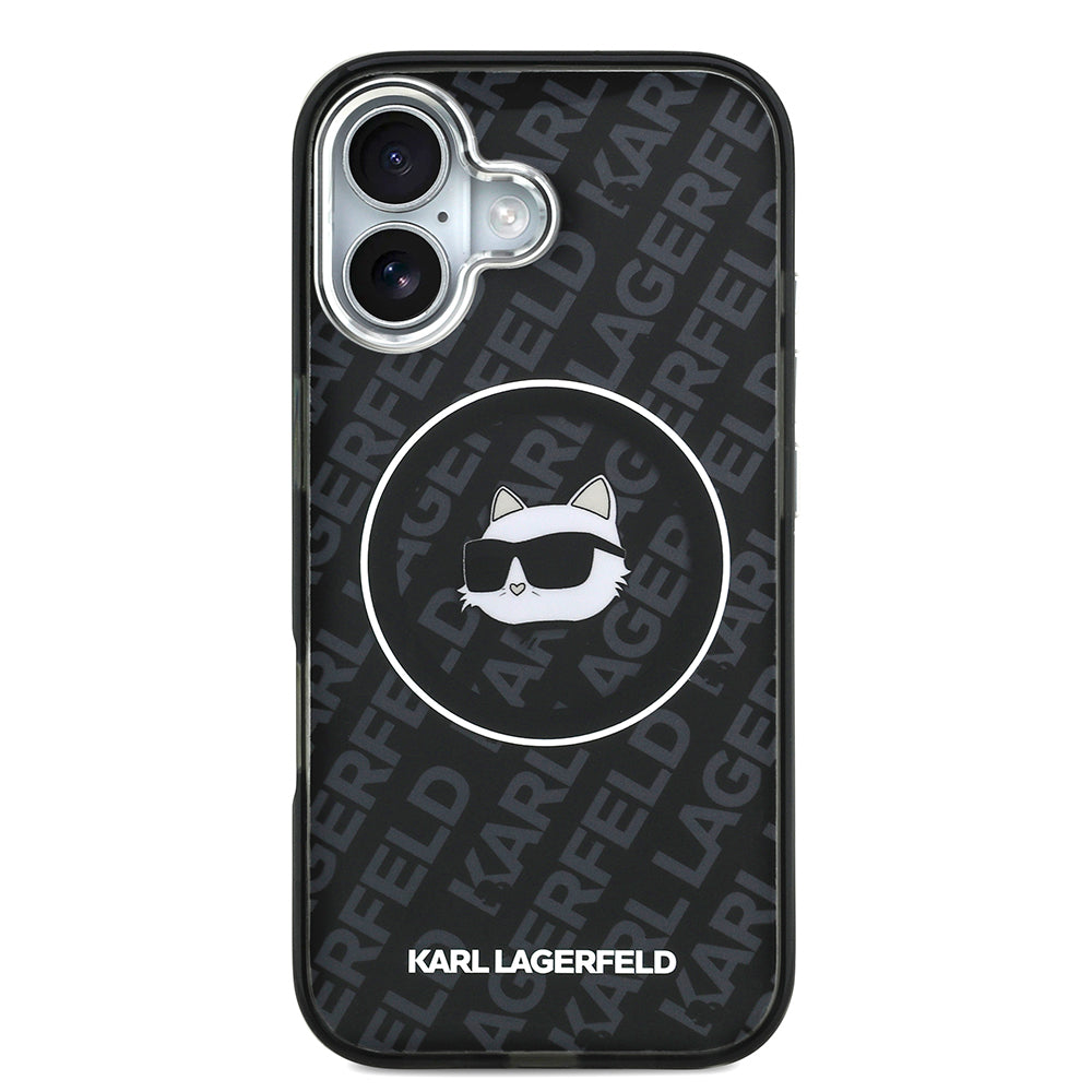 Karl Lagerfeld iPhone 17 Orjinal Lisanslı IML Baskılı Choupette Heads Kılıf