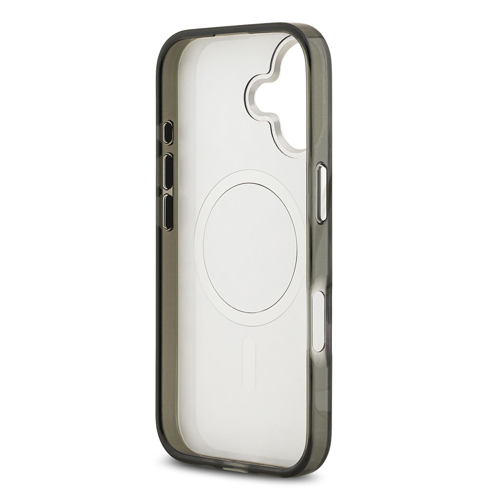 Karl Lagerfeld iPhone 17 Orjinal Lisanslı M-safe Şarj Özellikli IML Leopar Baskılı Kılıf