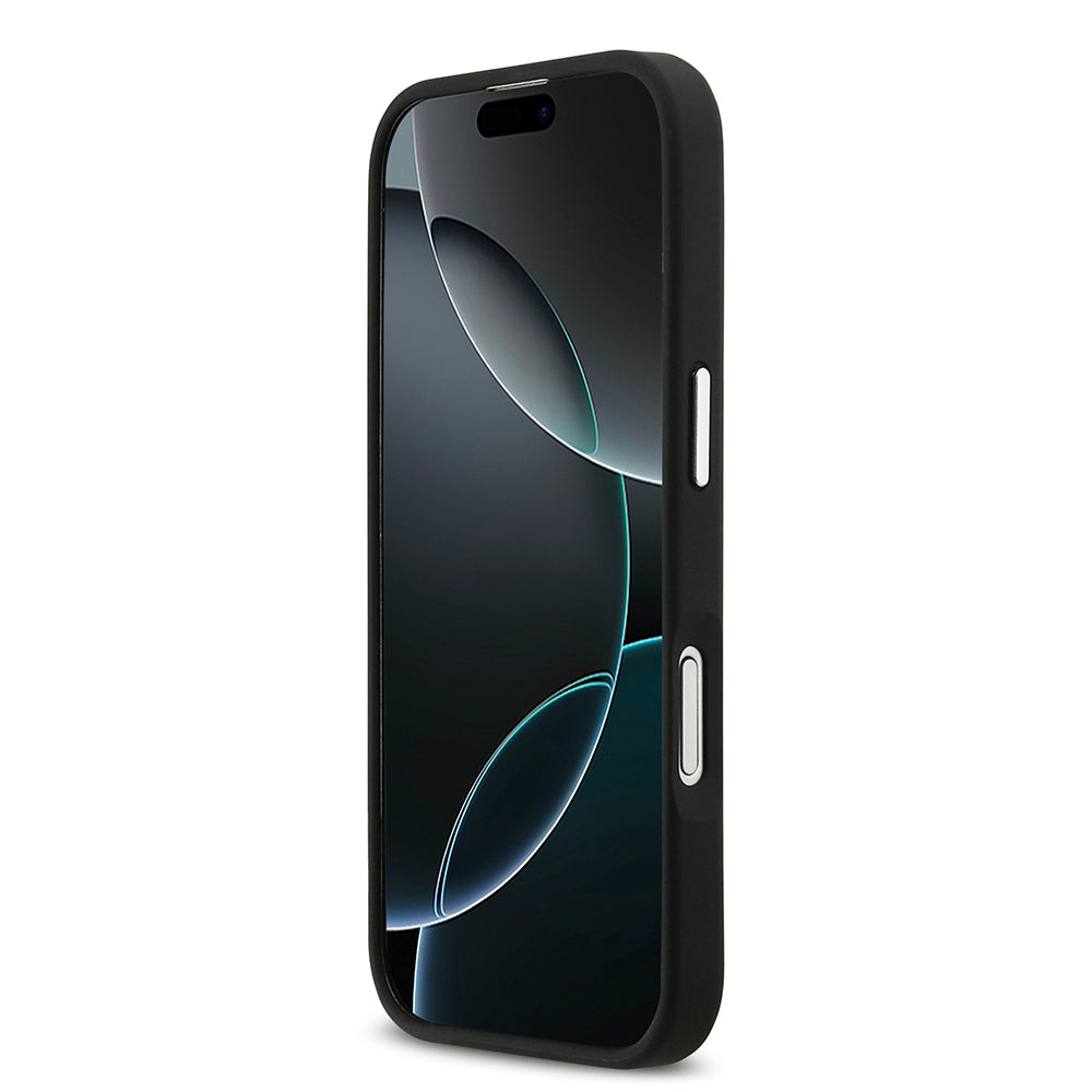 Karl Lagerfeld iPhone 17 Orjinal Lisanslı Metal Logolu K&C Heads Pin Kılıf