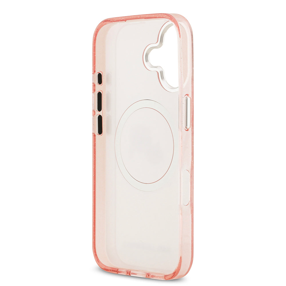 Karl Lagerfeld iPhone 17 Orjinal Lisanslı Parlayan Simli Karl & Choupette Heads Kılıf