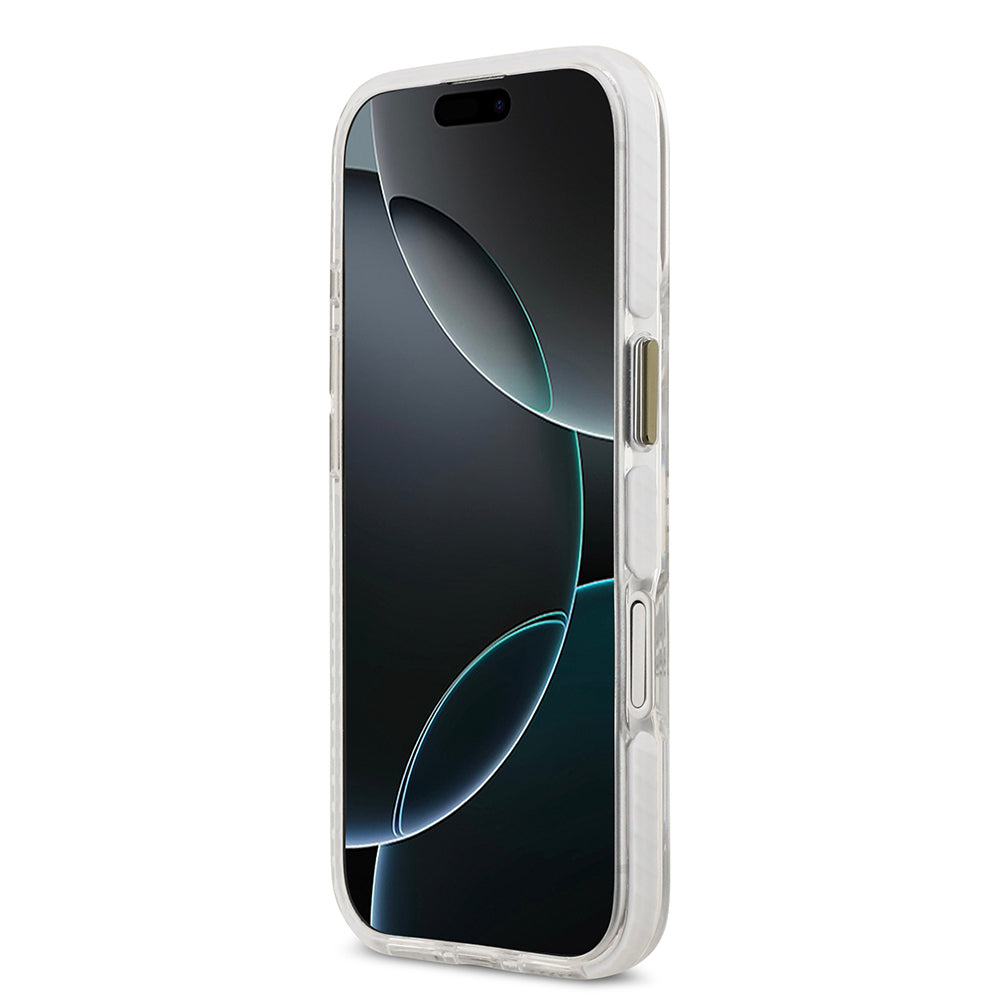 Lacoste iPhone 17 Orjinal Lisanslı M-safe Şarj Özellikli Gold Timsah Logolu Buzlu Kılıf